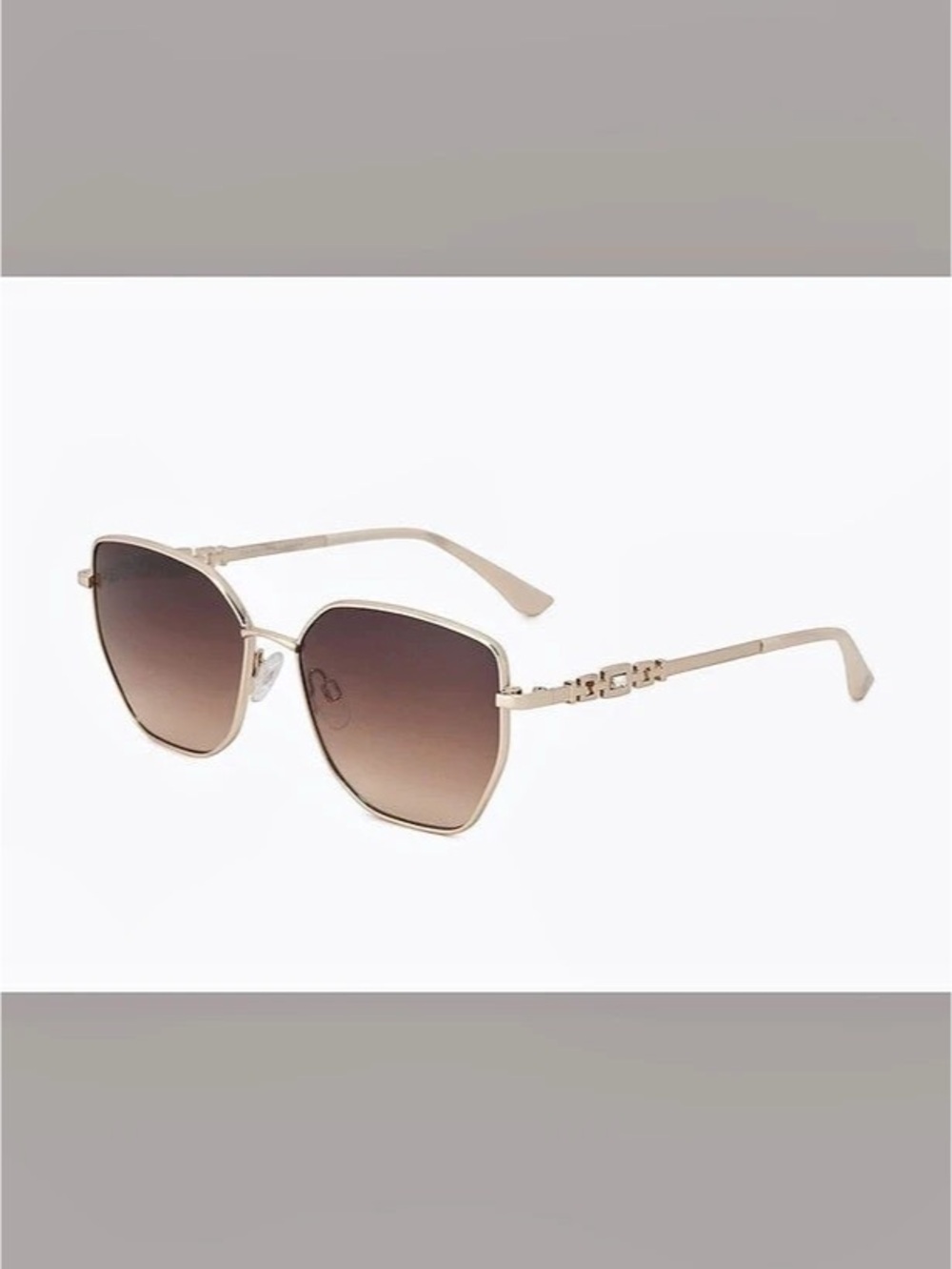 Carolina Lemke NWT brown gradient, gold frame - Estella